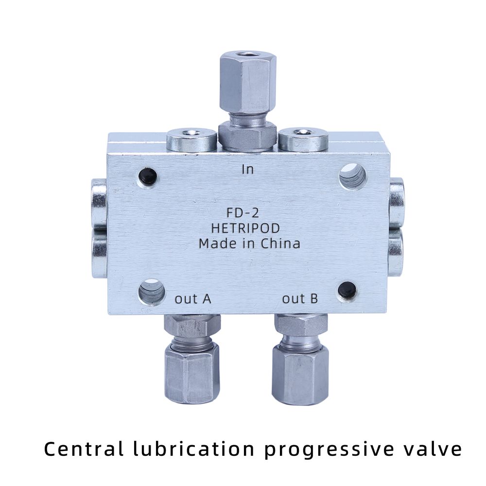 Central Centralized Lubrication Progressive Distribution Valve Hydraulic Valve FD Series Adequado pa