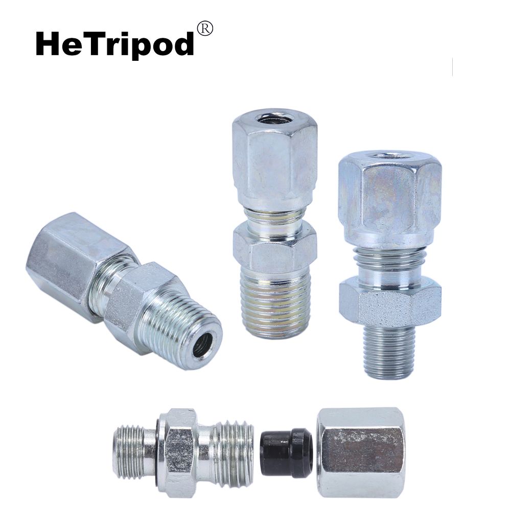 Tipo de anilha face final transição reta junta de tubo rígido aço carbono galvanizado 6mm 8mm cônico