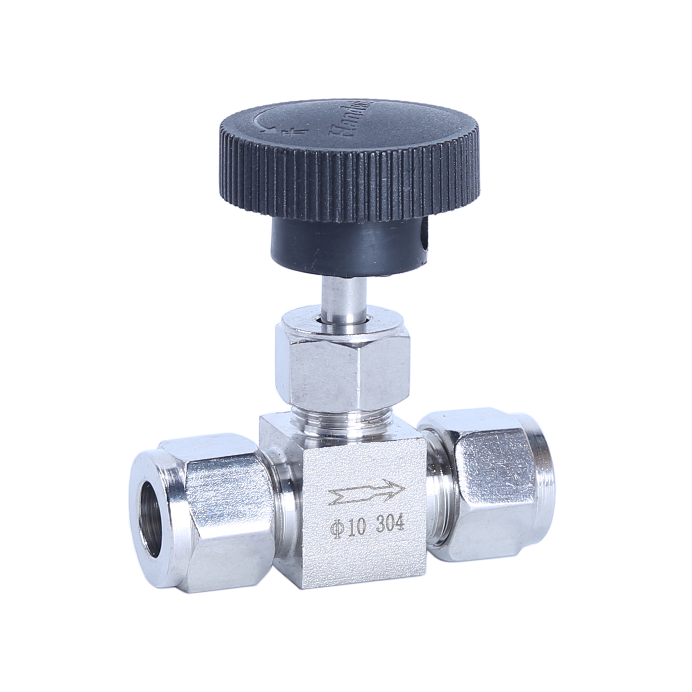 SUS 304 316 válvula de agulha de ferrulha de aço inoxidável válvula de parada válvula de controle de