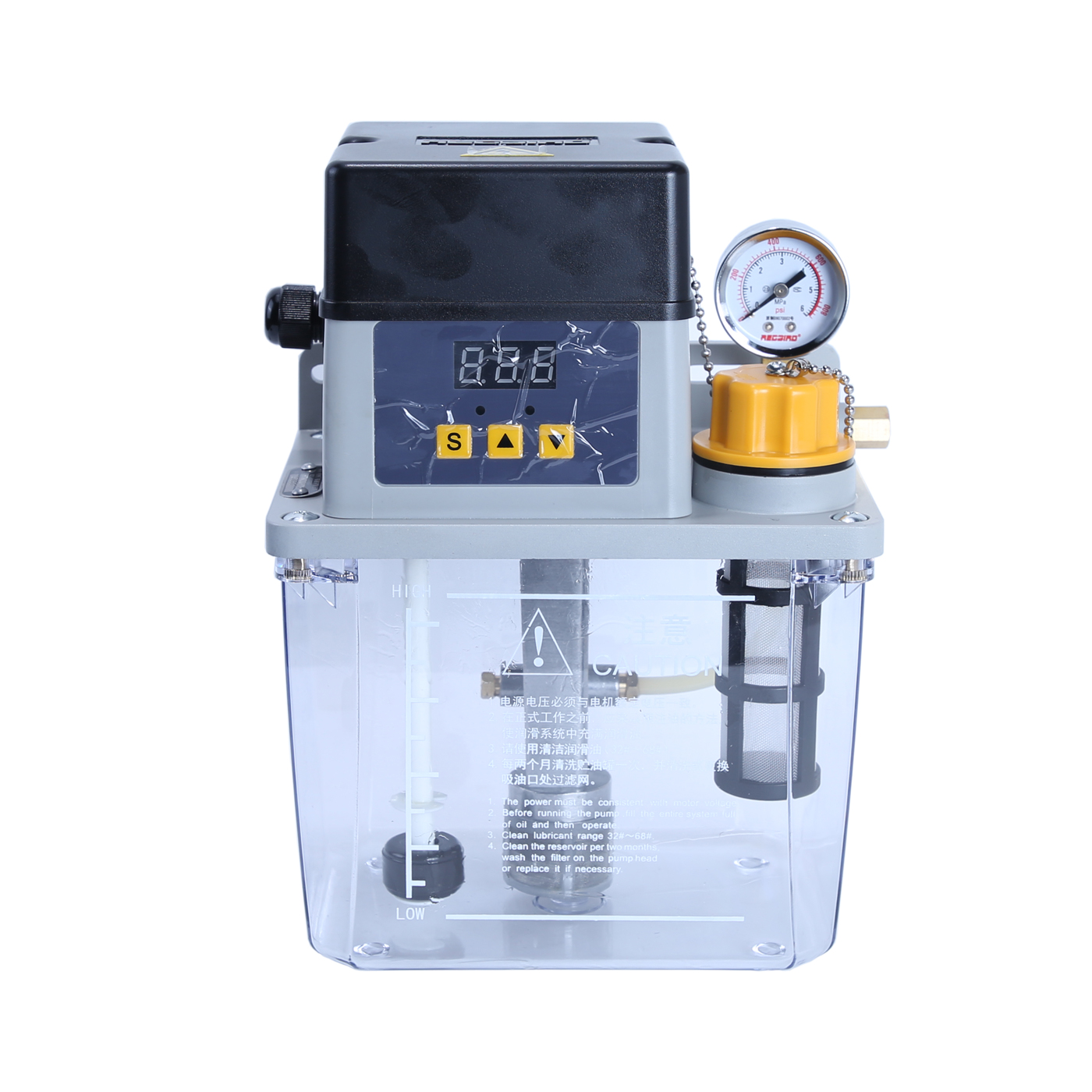 Bomba injetora de lubrificação automática em processamento de máquina-ferramenta CNC